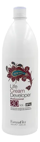 Farmavita Agua oxigenada Life cream 30vol Litro