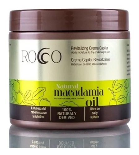 Rocco Macadamia oli Crema revitalizante 500ml