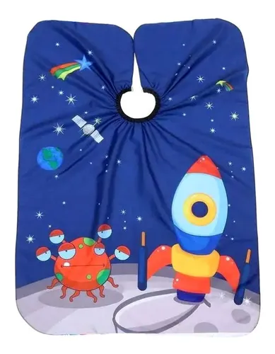 Capa Corte Niño Cohete Espacial